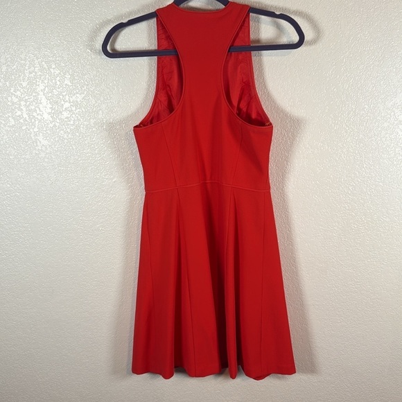 Trina Turk Coral Bishop Dress Full Zip Front Fit Flare Style Revolve Size 2 - Picture 5 of 8